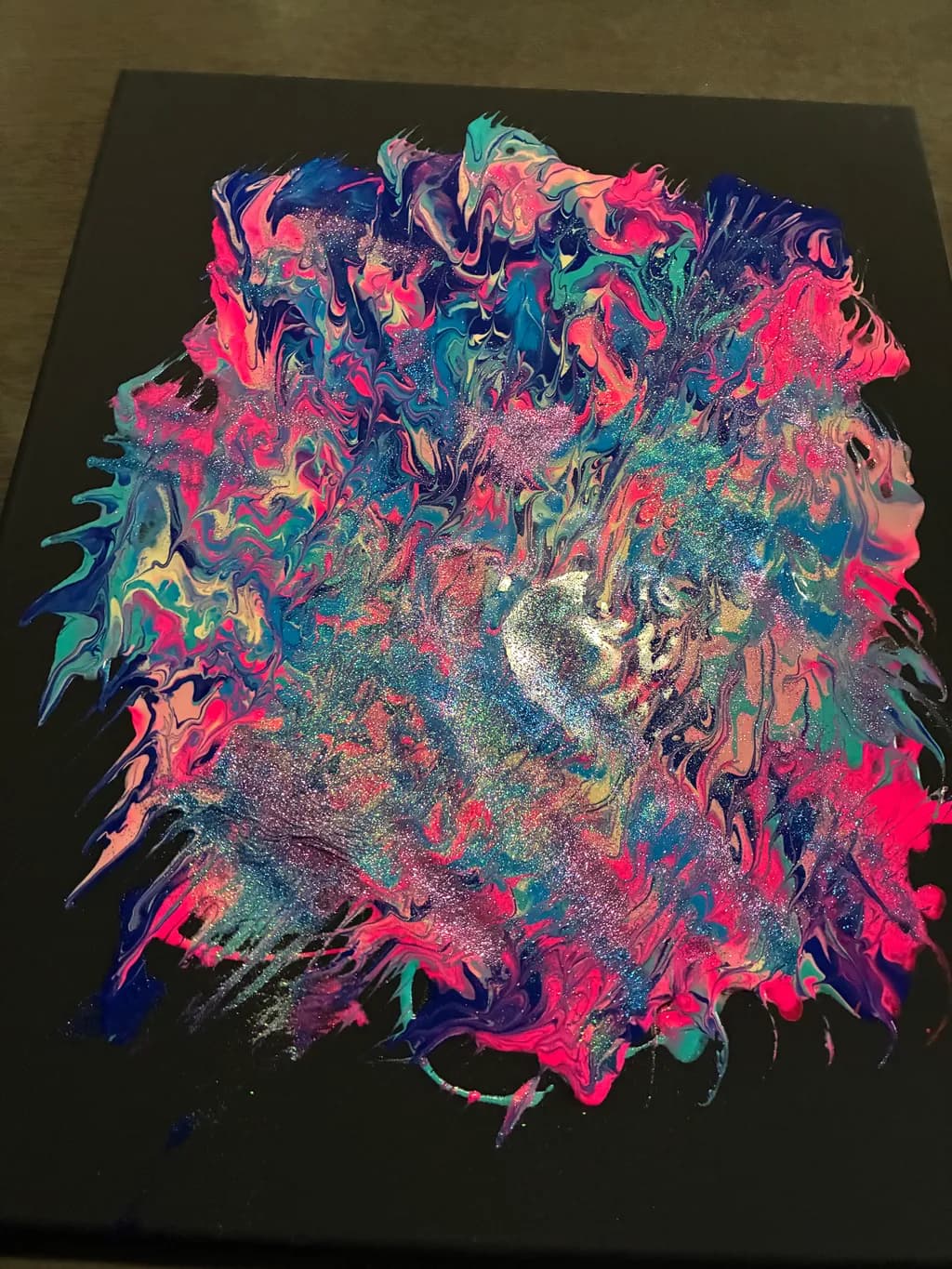 Vibrant Swirls of Color: An Abstract Journey Through Texture and Emotion