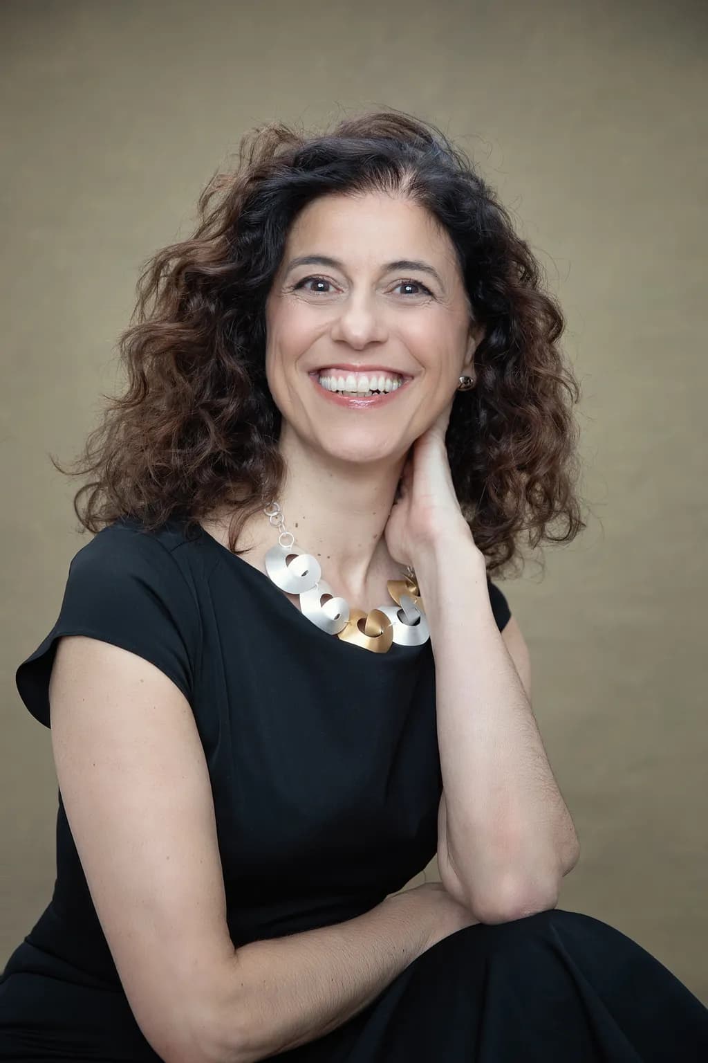 Radiant Elegance: A Portrait of Joy and Confidence
