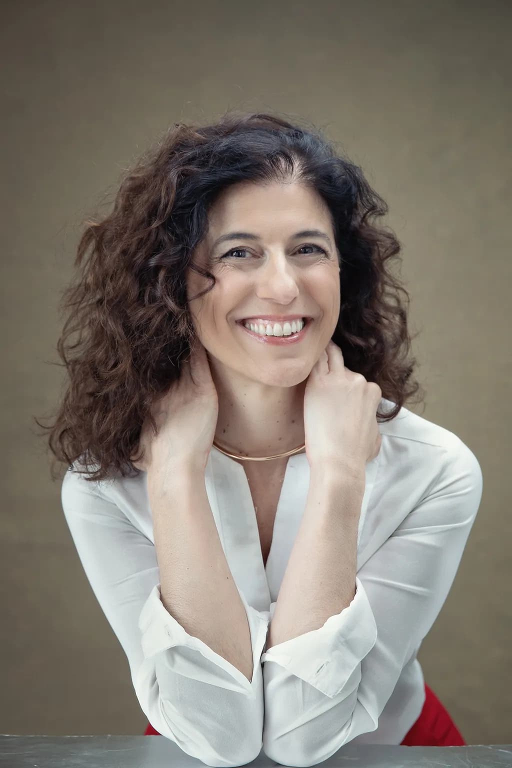 Radiant Joy: A Portrait of Confidence and Warmth