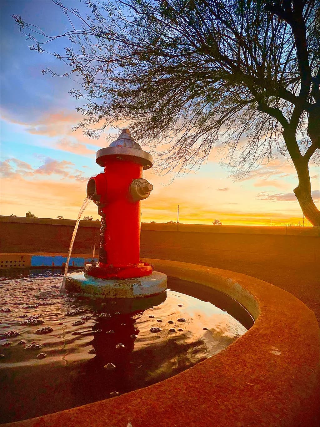 Burning Bright Fountain