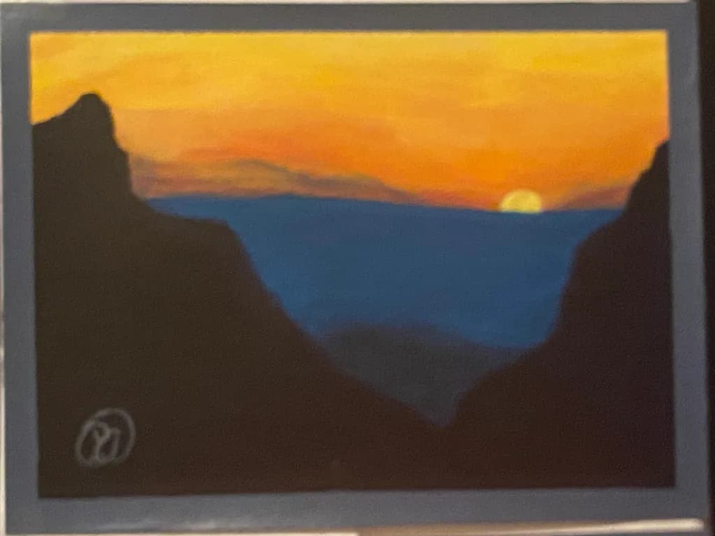 Whispers of Dusk: A Serene Sunset Over the Mountains