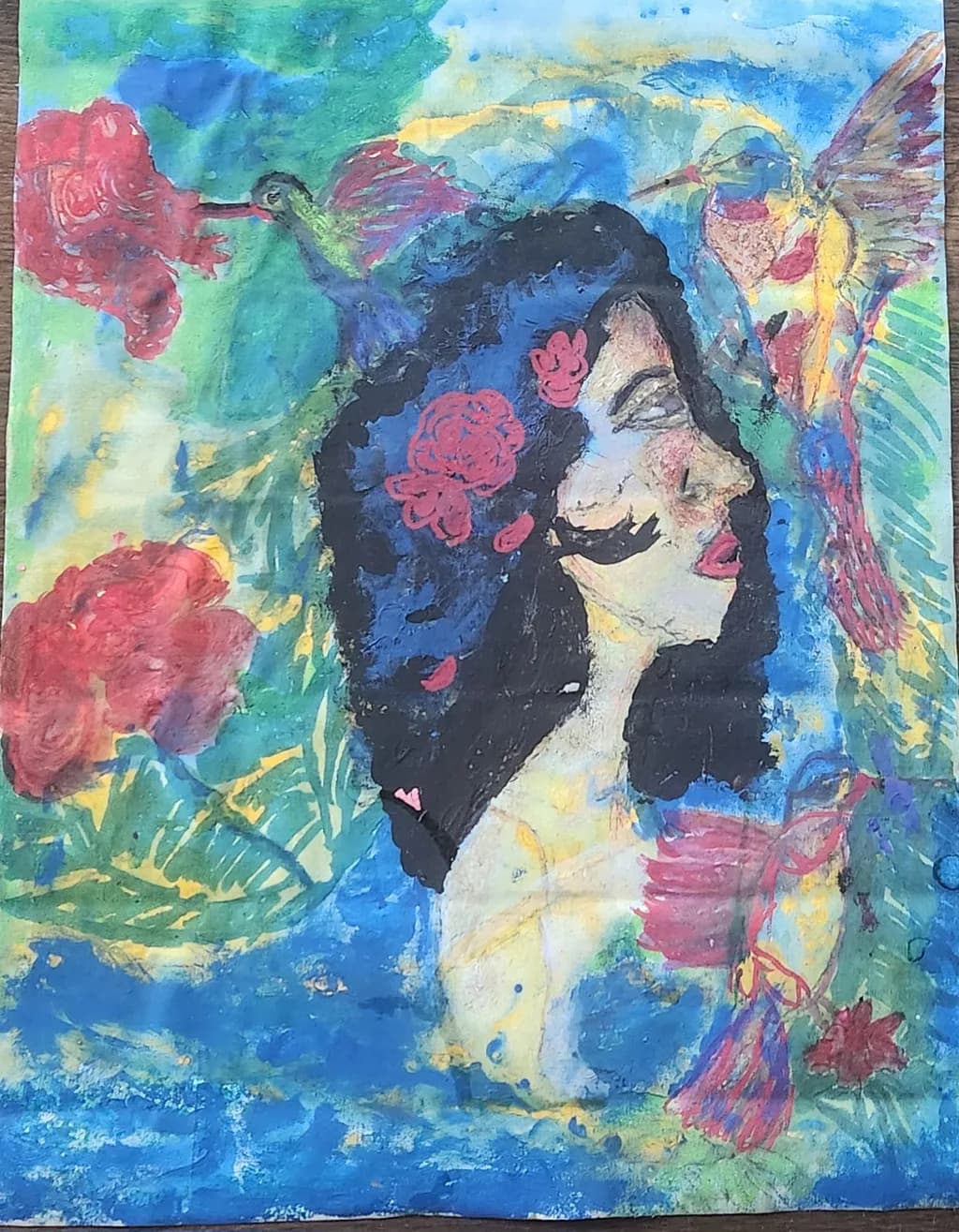 Whispers of Nature: A Vibrant Portrait of Colorful Harmony