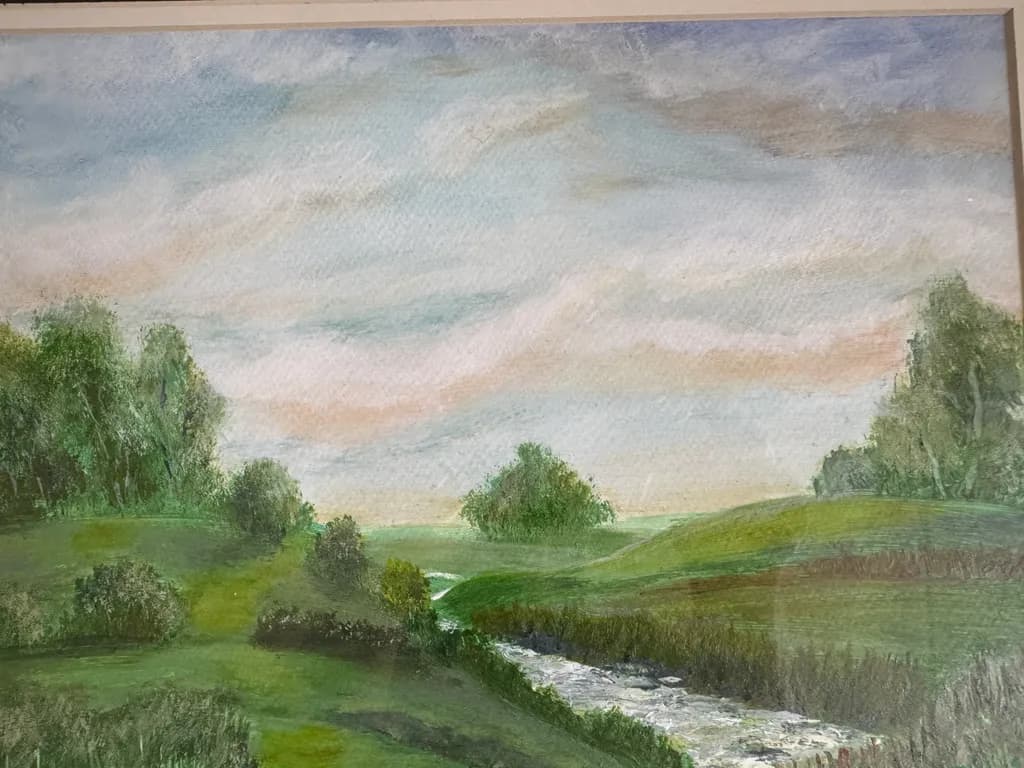 Tranquil Hillside Stream