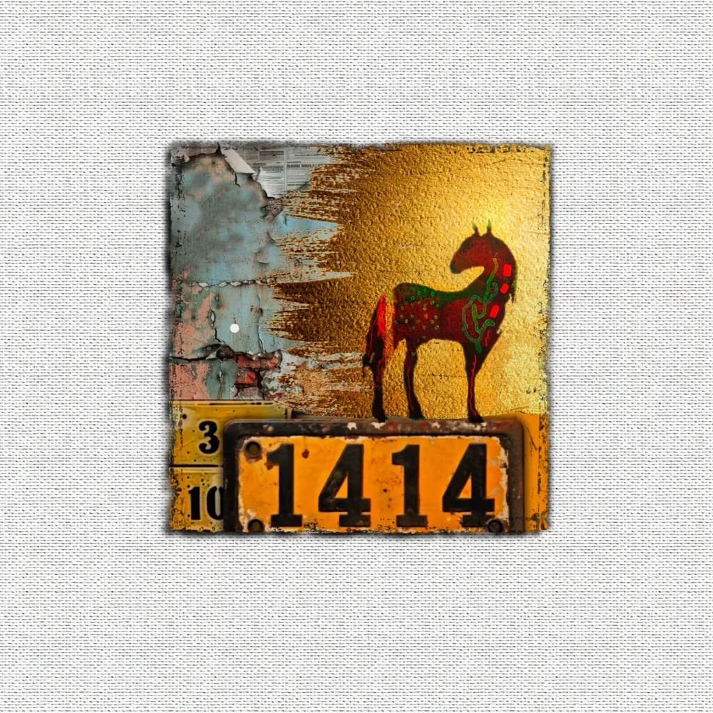 Whimsical Equine Dreams: A Colorful Journey Through Urban Decay and Vibrant Artistry