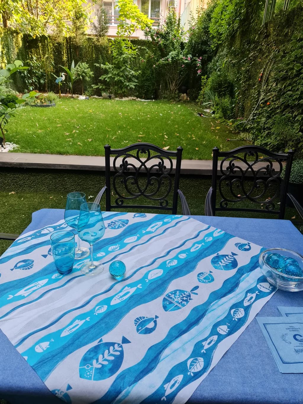 Ocean Breeze Tablecloth: A Serene Coastal Escape for Your Dining Experience