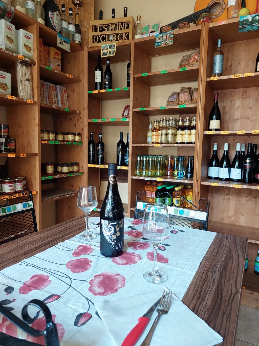 Wine Corner Setup