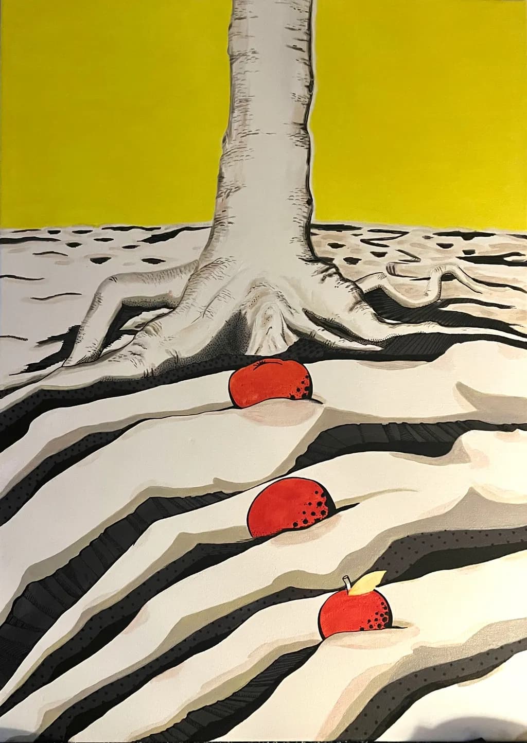 Roots of Abundance: A Vibrant Exploration of Nature's Bounty and Contrast