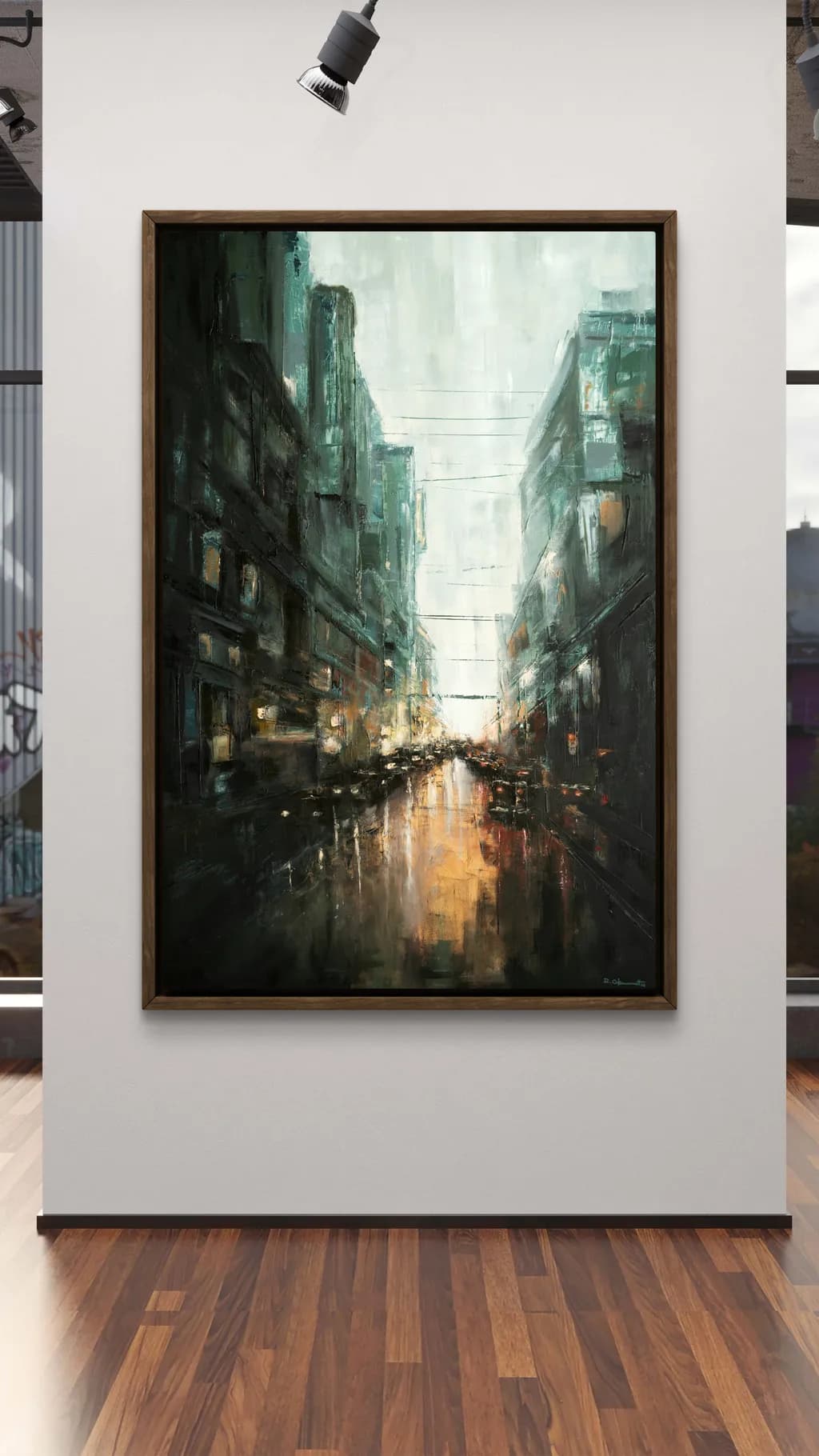 Urban Reflection — Stadtspiegelung --- A dialogue between time, texture, and silence