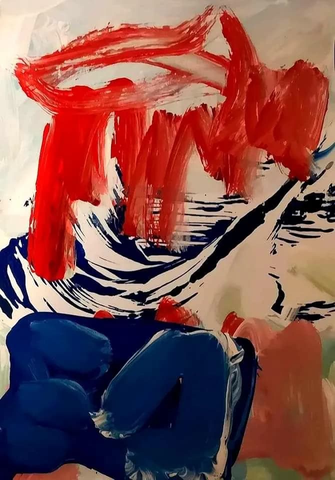 Vibrant Chaos: An Expressive Journey Through Color and Emotion
