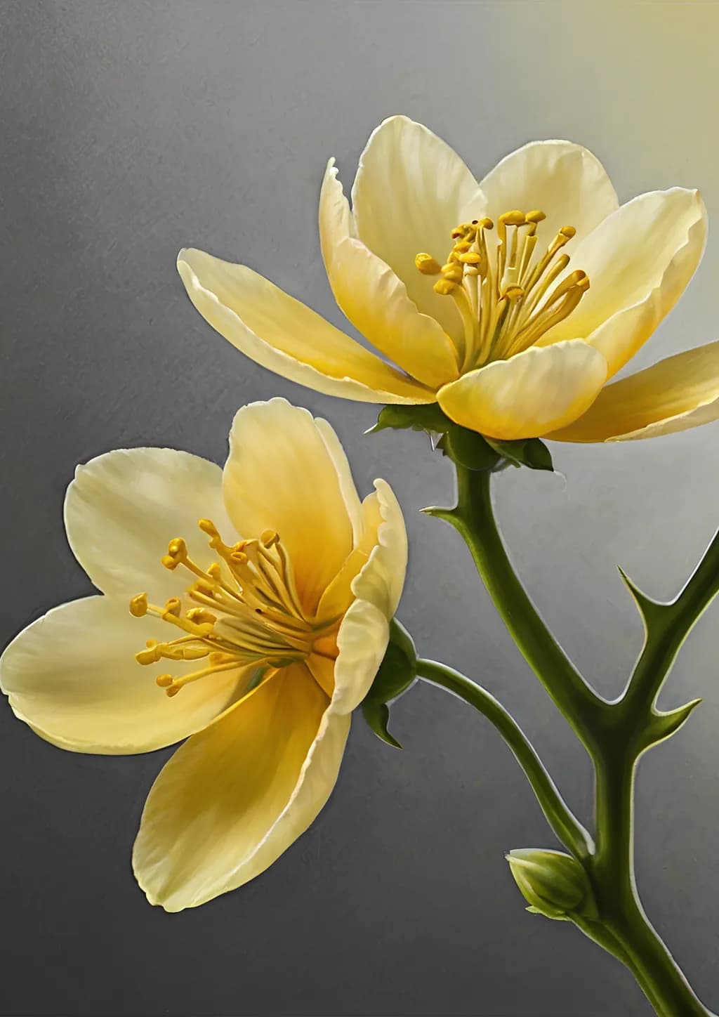 Golden Blossoms: A Delicate Dance of Nature's Beauty