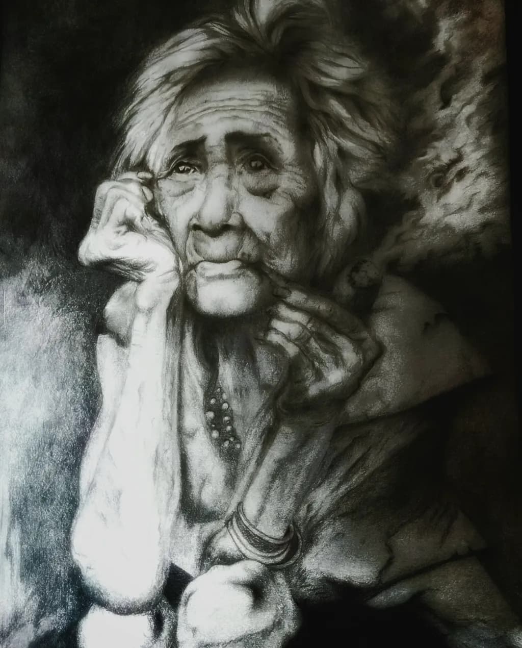 Whispers of Time: A Portrait of Resilience and Reflection