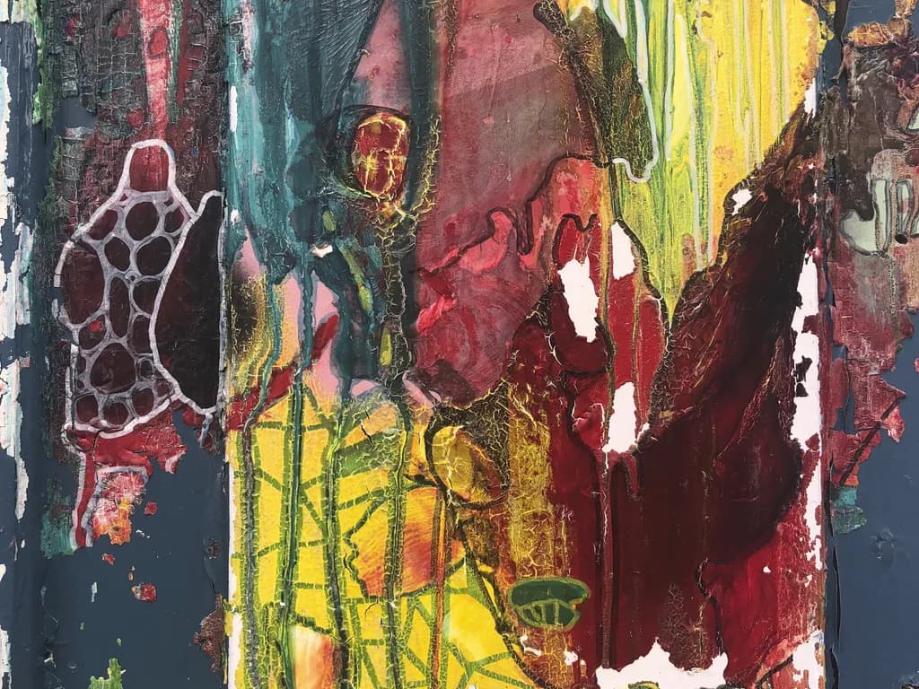 Vibrant Echoes: A Kaleidoscope of Color and Texture in Abstract Expressionism