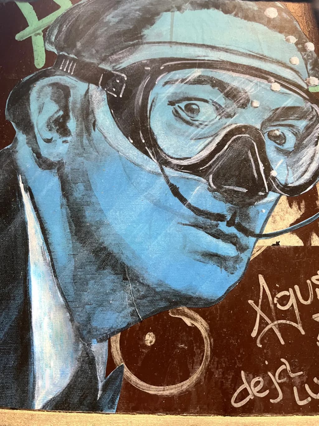 Diving into the Depths: A Surreal Portrait of Exploration and Curiosity