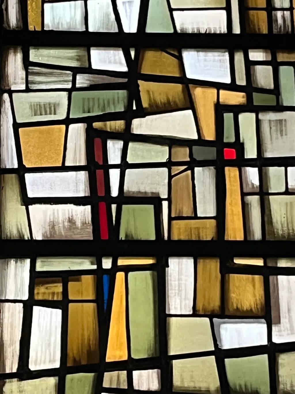 Fragmented Light: A Contemporary Stained Glass Exploration of Color and Form