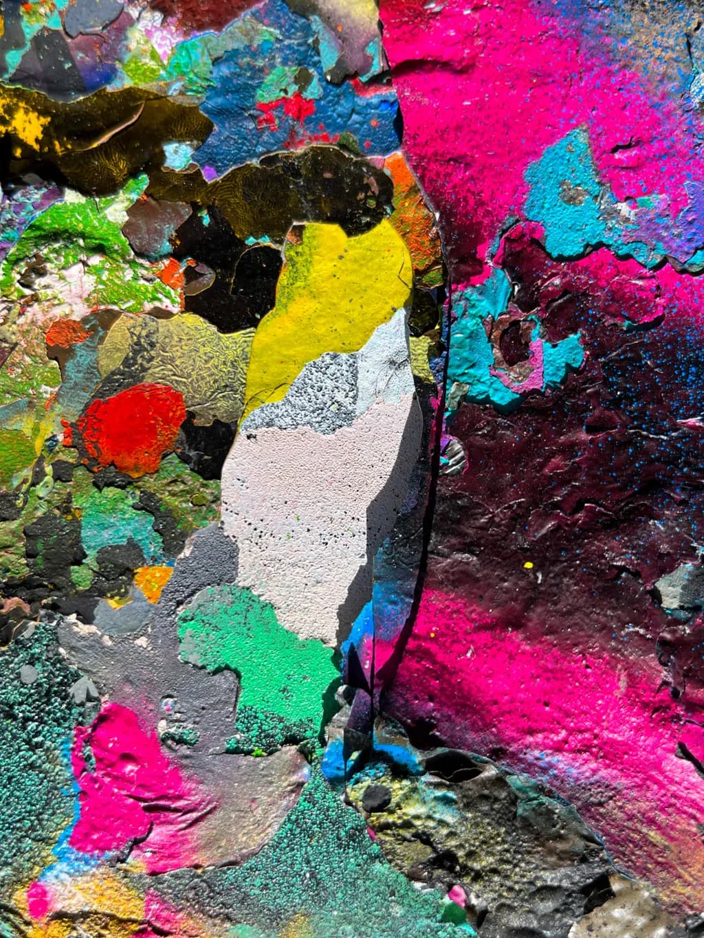 Vibrant Layers of Color: An Abstract Journey Through Texture and Emotion