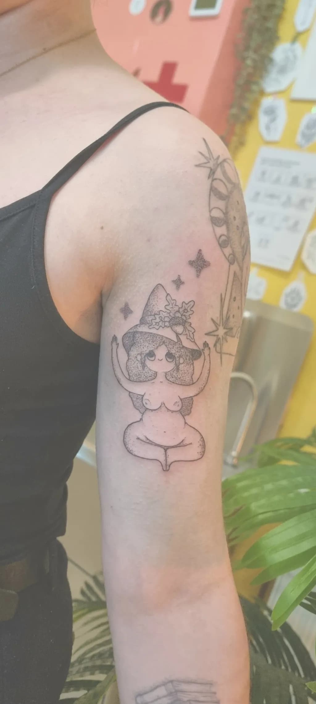 Whimsical Witch: A Cozy Embrace of Nature and Magic