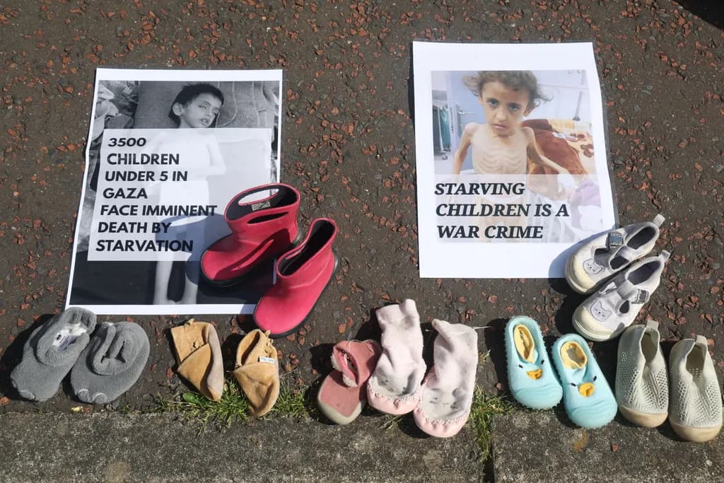 Silent Cries: The Innocence of Childhood Amidst Starvation and War