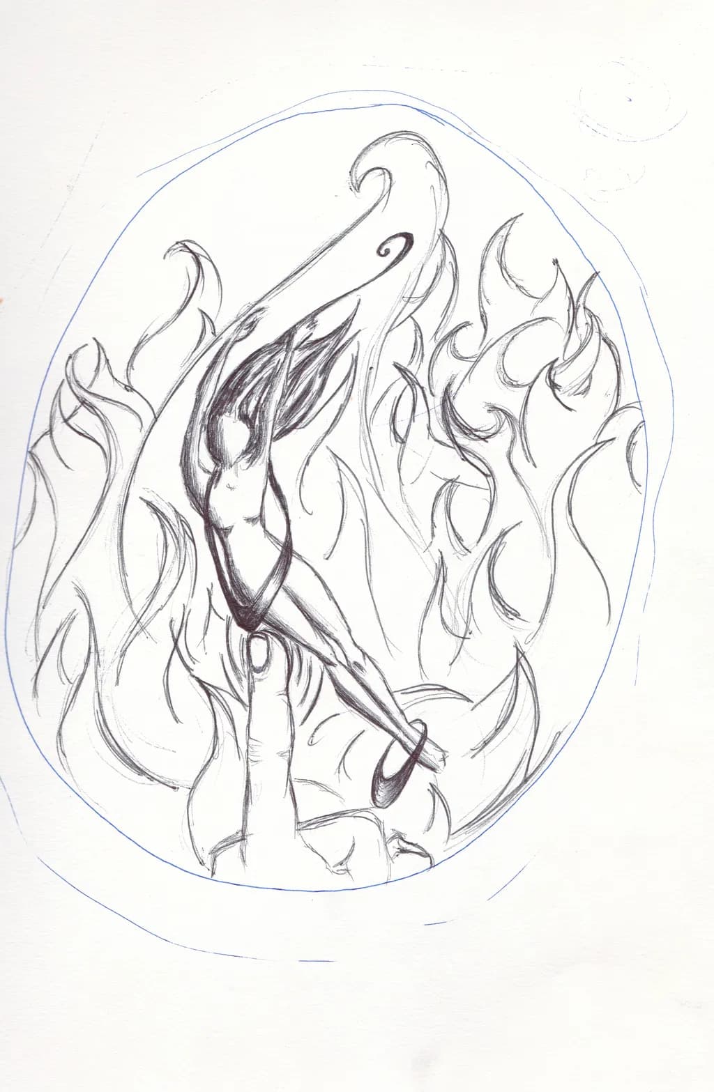 Ethereal Dance of Flames: A Journey Through Passion and Creation
