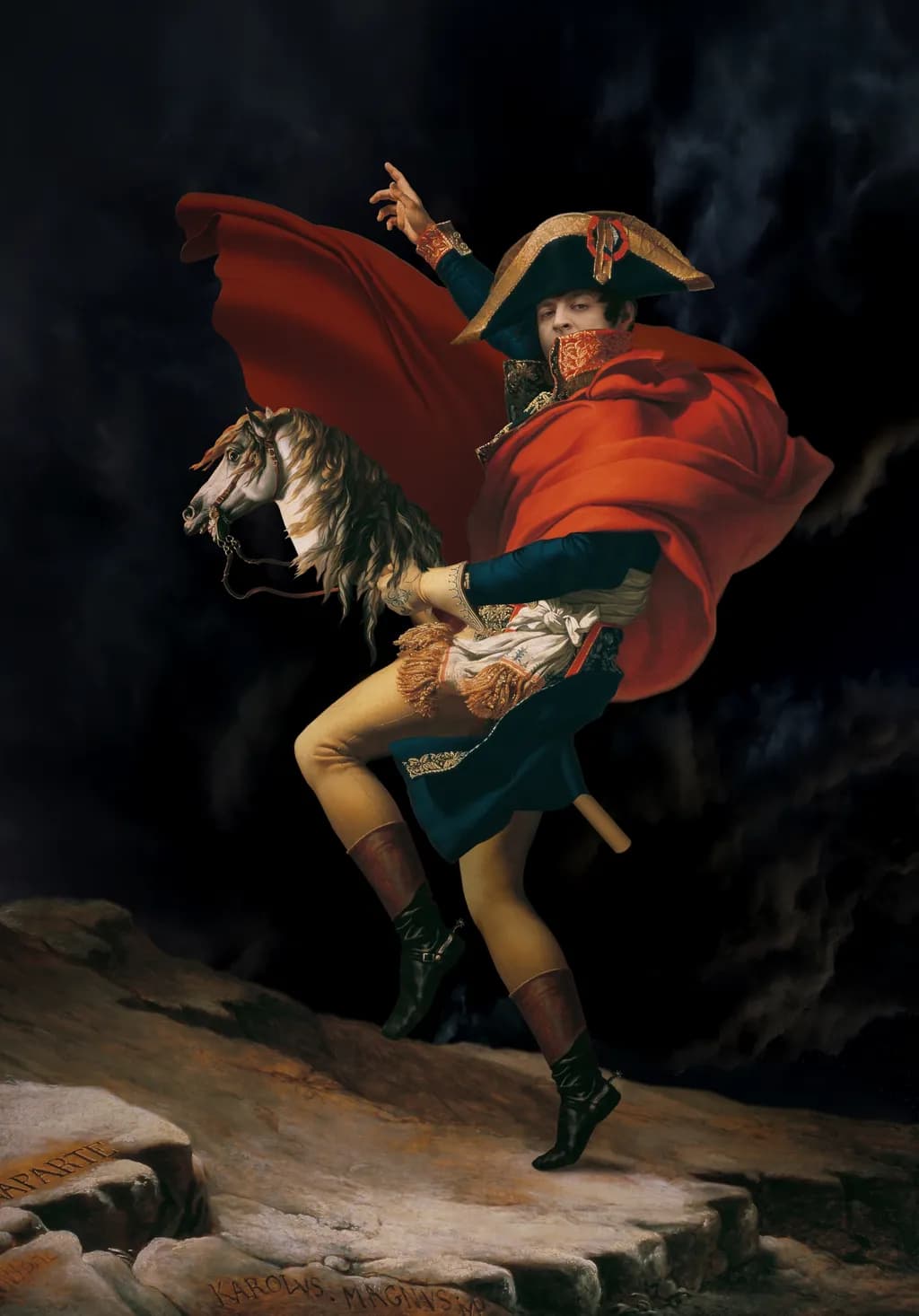 Regal Ascendancy: The Heroic Legacy of Napoleon in Dramatic Splendor
