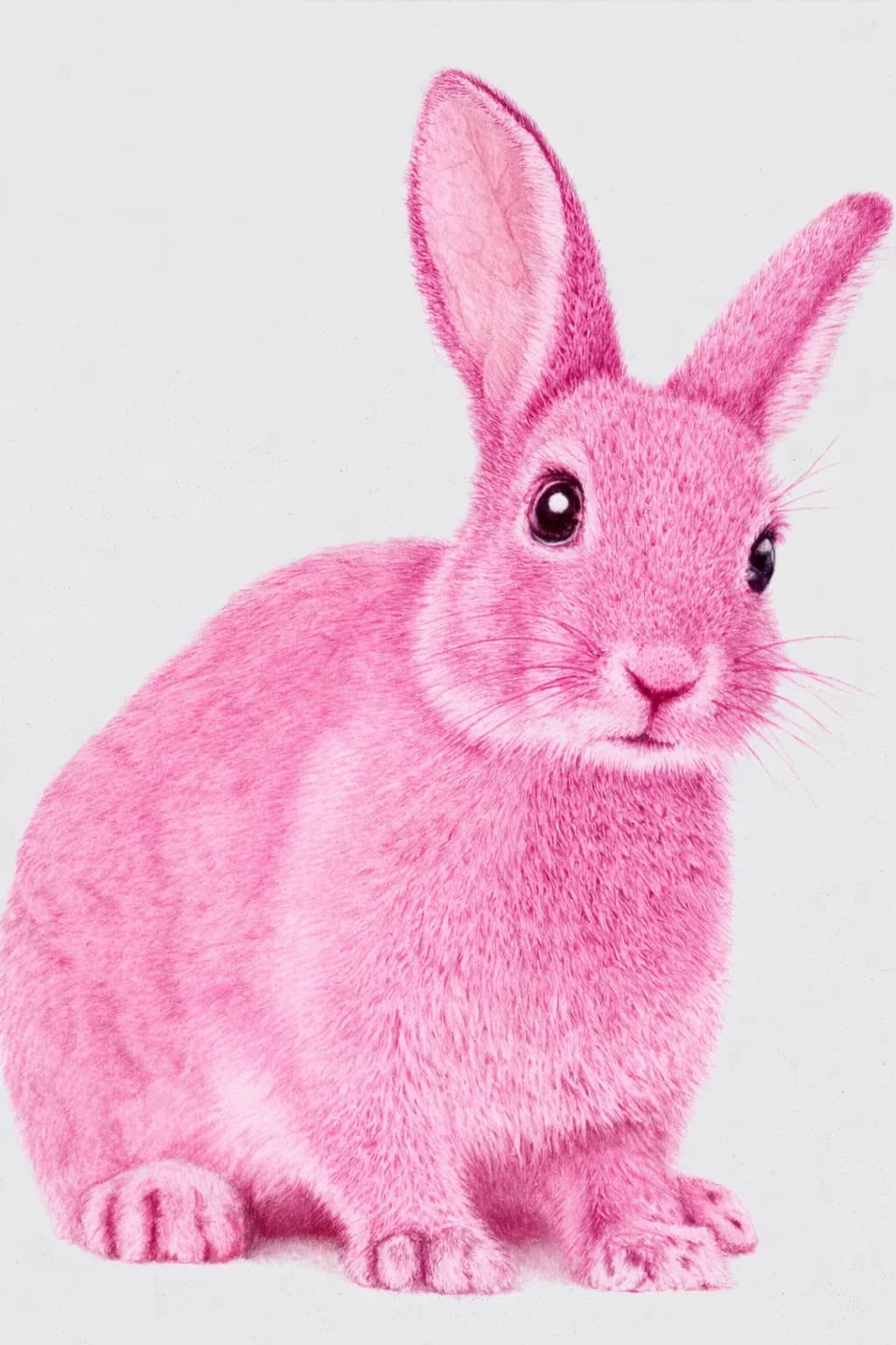 Pink Plush Rabbit