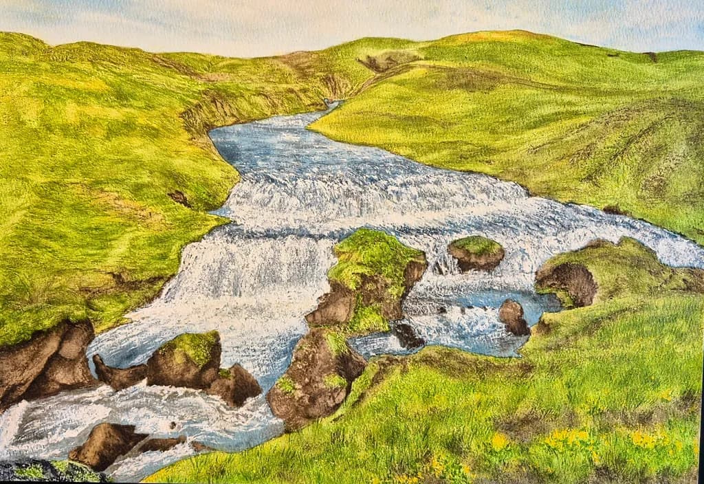 Whispers of the River: A Serene Journey Through Lush Green Valleys