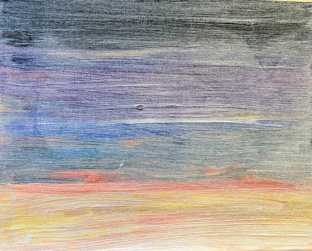 Whispers of Dusk: A Serene Abstract Landscape in Soft Hues
