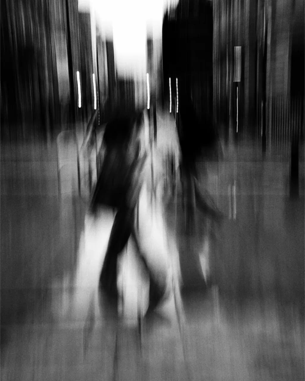 Blurry Street Walk