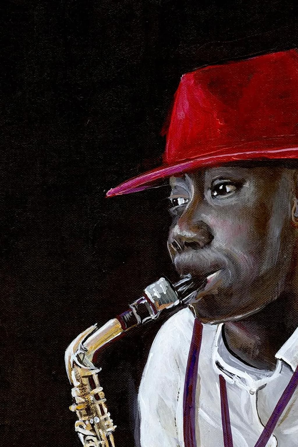 Red Hat Saxophonist