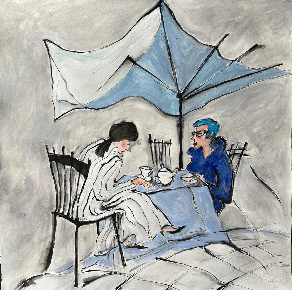 Under the Blue Parasol