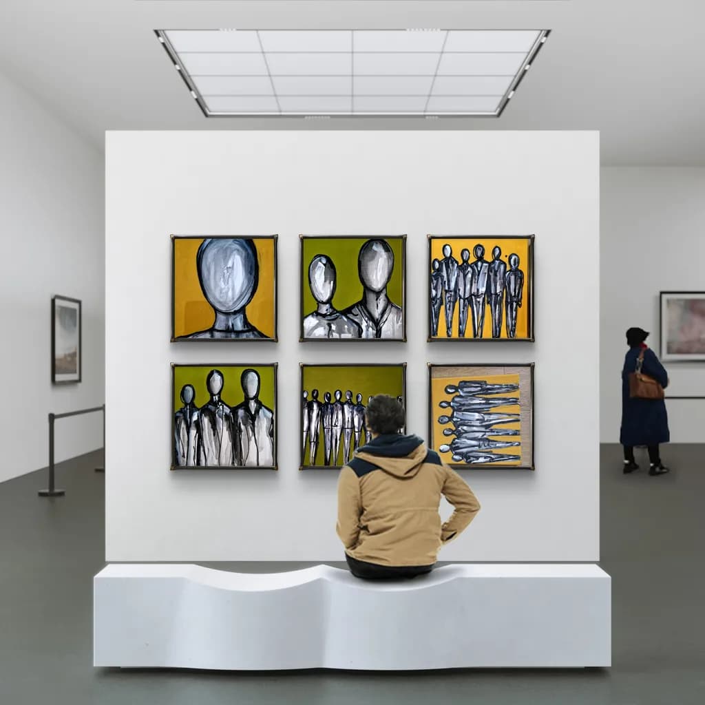 Whispers of Identity: A Contemporary Exploration of Human Form and Connection