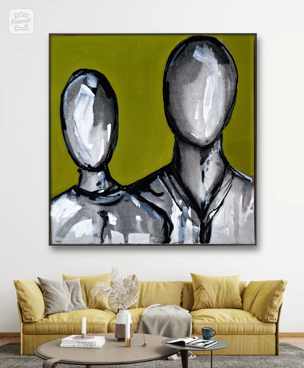 Silent Reflections: A Duality of Form and Emotion in Monochrome Artistry