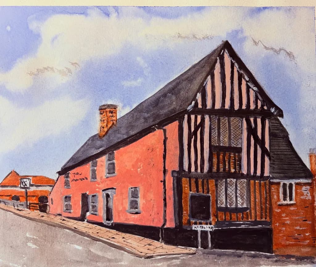 Whispers of Tradition: A Watercolor Journey Through Timeless Architecture