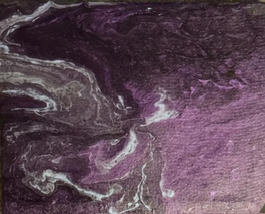Whispers of Purple: An Abstract Journey Through Fluid Textures
