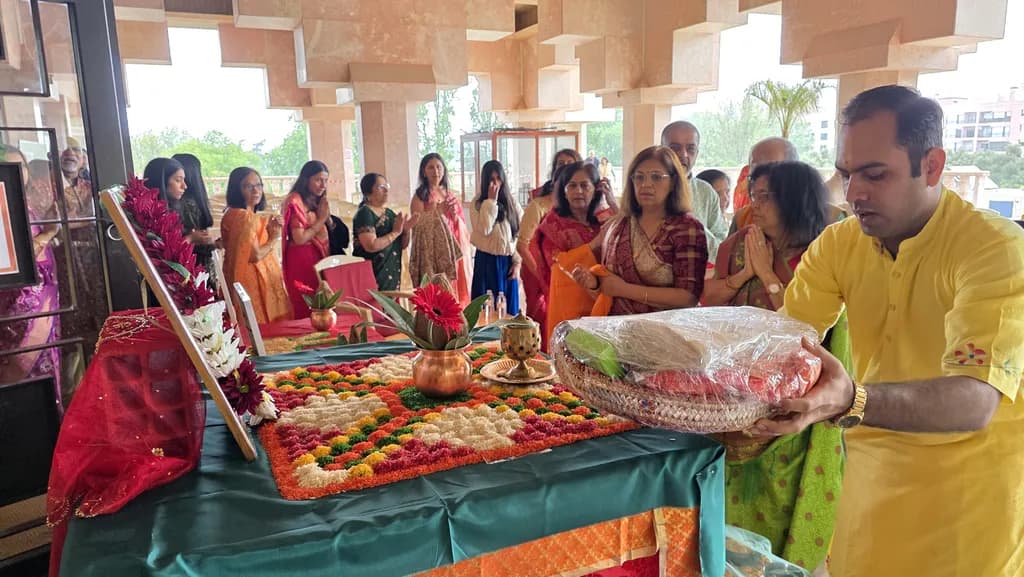 Celebration of Tradition: A Vibrant Gathering in Reverence and Ritual