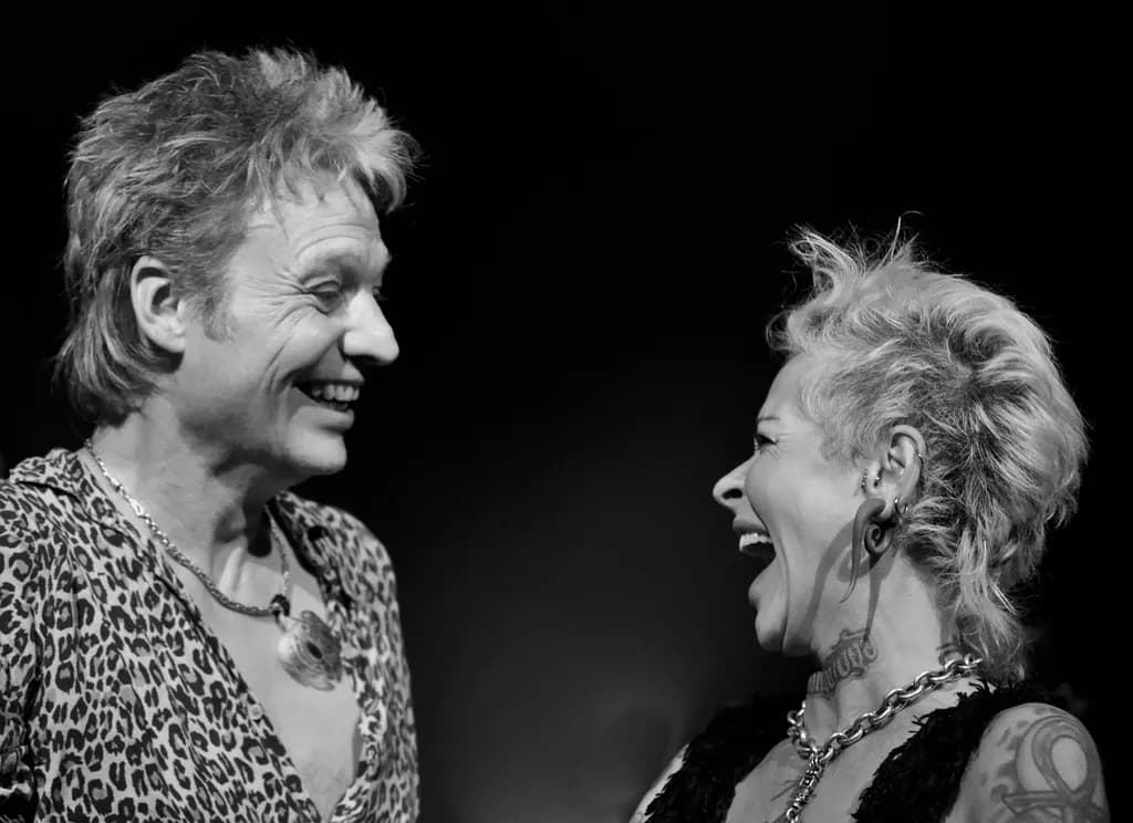 Joyful Expressions of Friendship in Black and White: A Celebration of Laughter and Connection