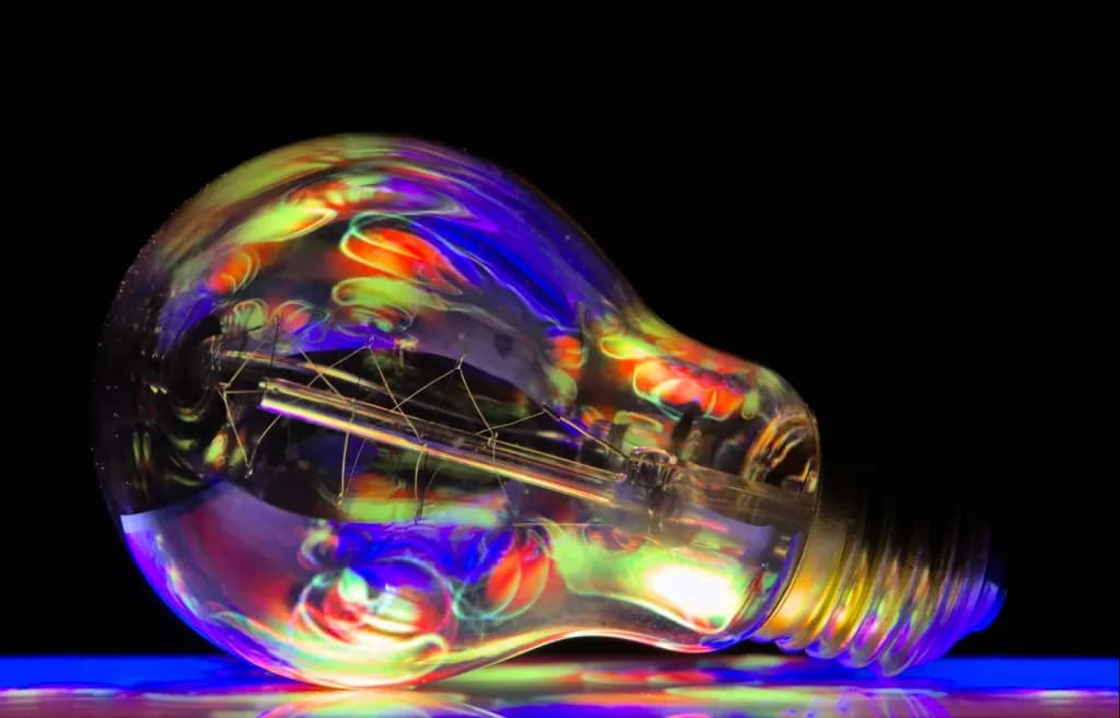 Illuminated Dreams: A Colorful Journey Through Light and Reflection