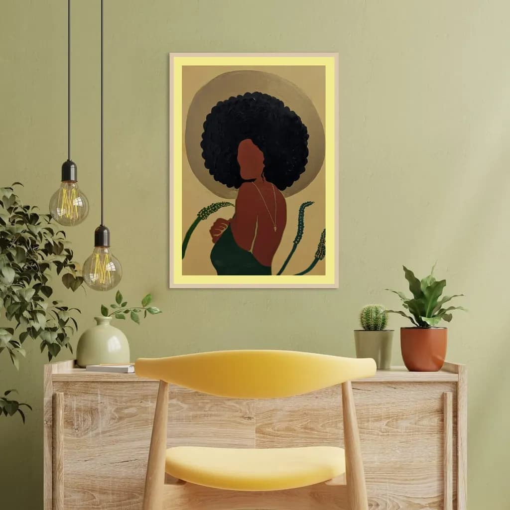 Embracing Nature: A Celebration of Strength and Beauty in Afrocentric Art