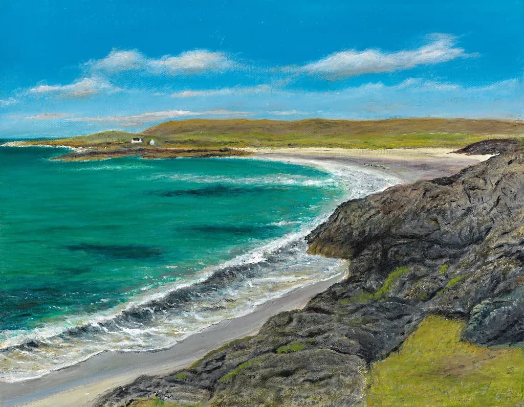 Serenity by the Shore: A Coastal Escape with Turquoise Waters and Rocky Outcrops