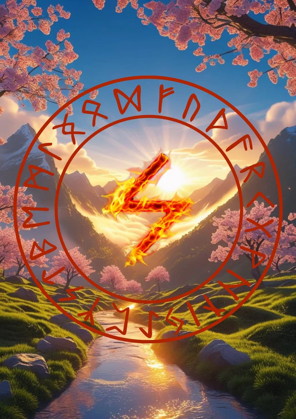 Ethereal Flames: A Journey Through Enchanted Landscapes