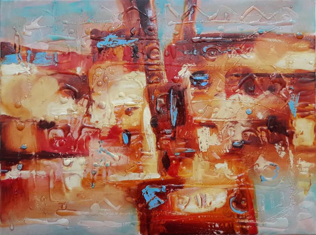 Vibrant Echoes: A Journey Through Color and Texture in Abstract Art