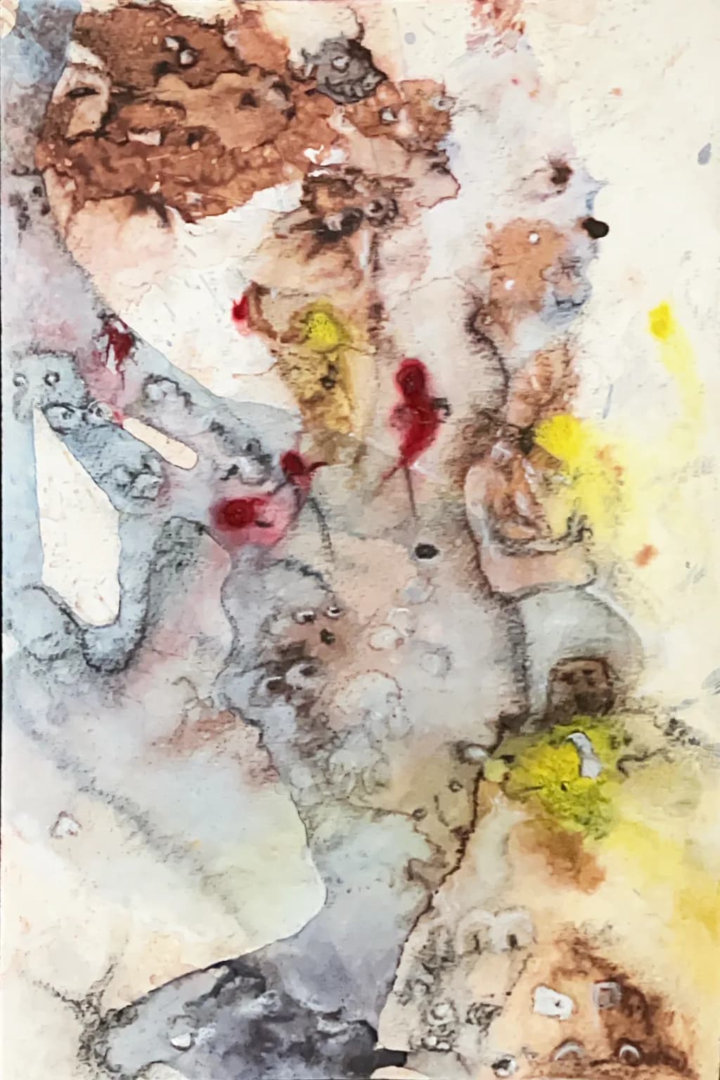 Whispers of Color: An Abstract Journey Through Emotion and Texture