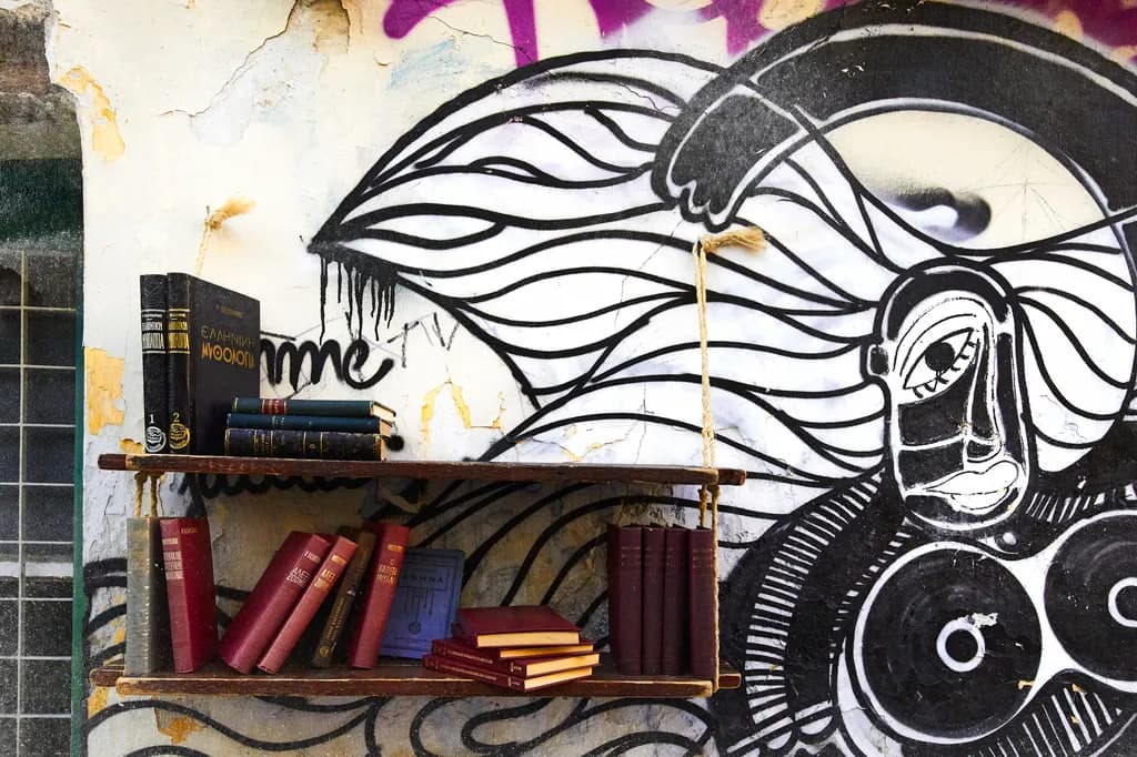 Whispers of Knowledge: A Dance Between Literature and Urban Art