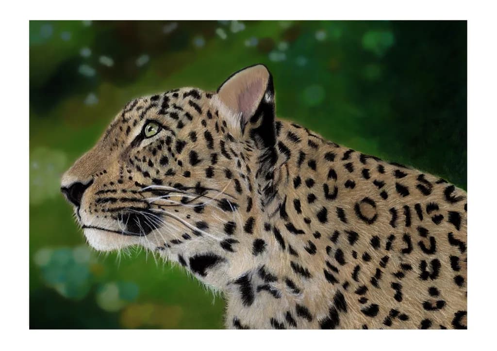 Majestic Gaze: A Portrait of the Enigmatic Leopard in Nature's Embrace