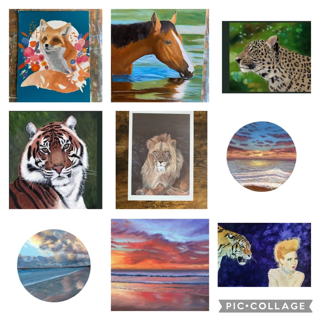 Whispers of the Wild: A Vibrant Collection of Animal Portraits and Serene Landscapes