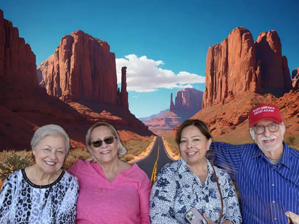 Desert Memories: A Journey Through Friendship and Scenic Landscapes