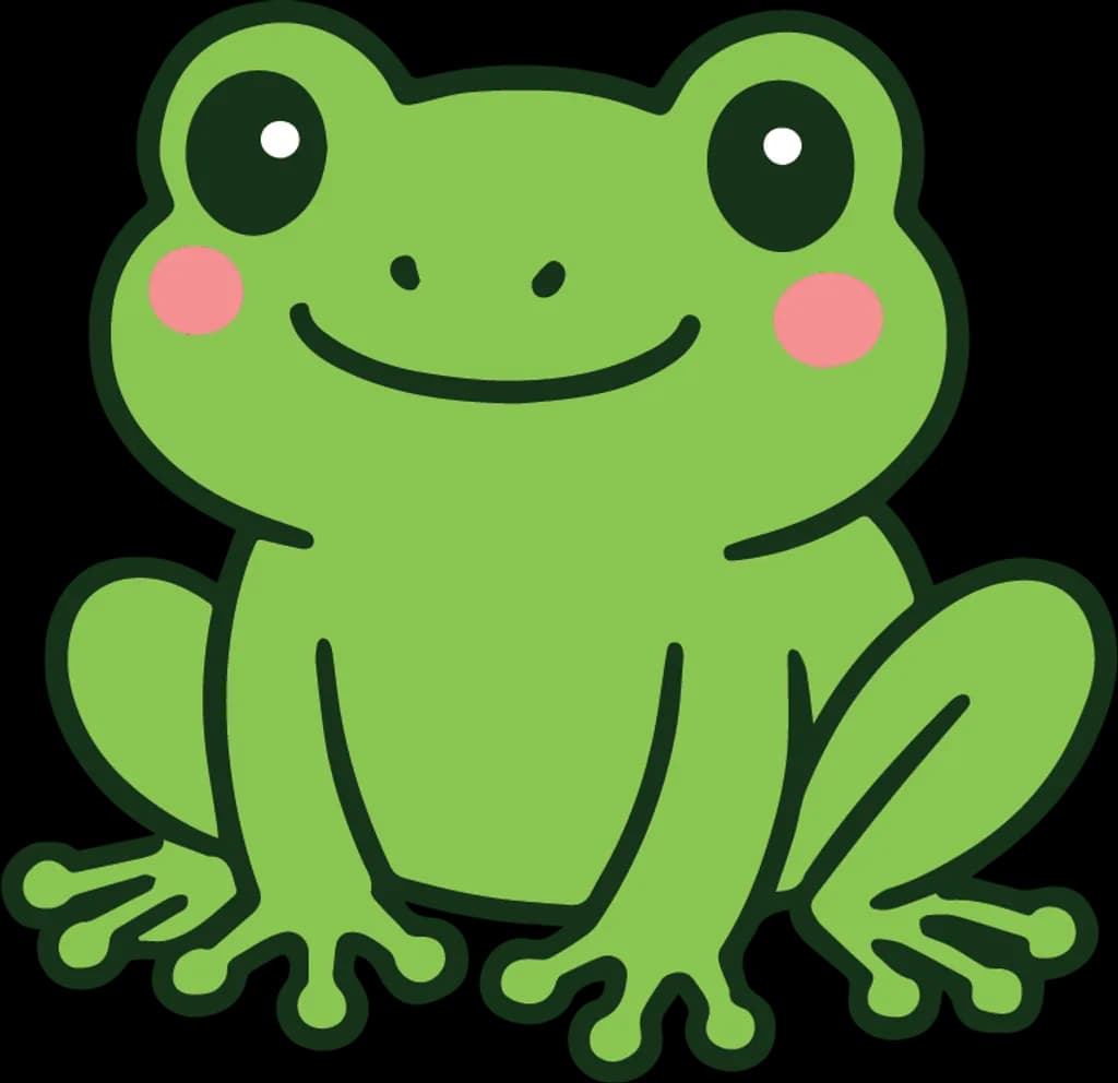 Cheerful Frog
