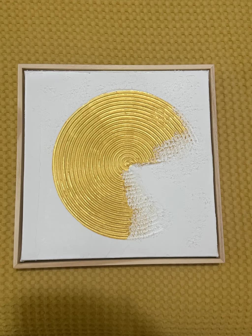 Golden Whispers: An Abstract Journey Through Texture and Light
