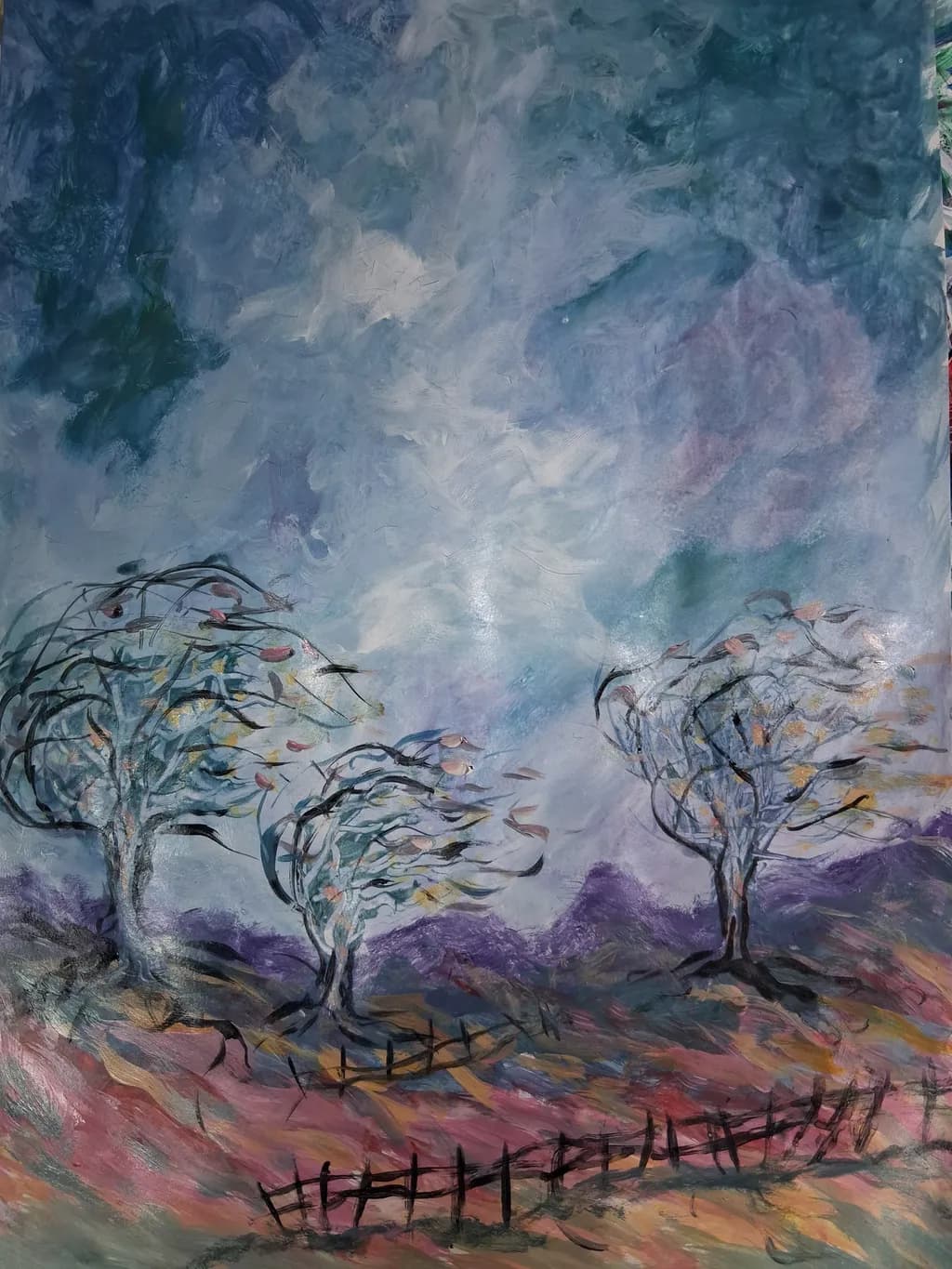 Windswept Trees