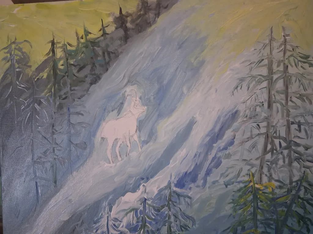 Mountain Goat Silhouette