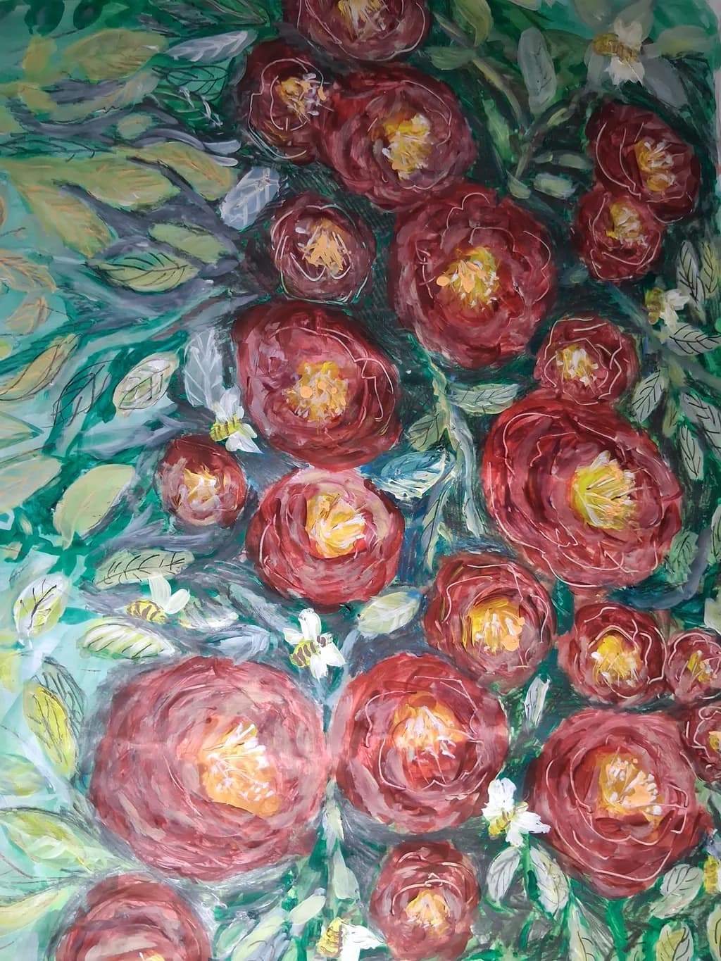 Crimson Blossoms